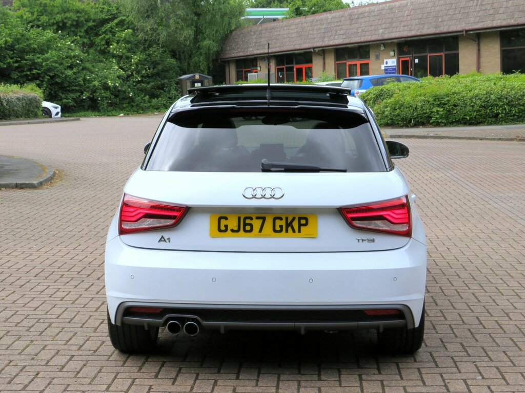 Audi A1 Sportback Tfsi S Line 5-Door GJ67GKP White #3