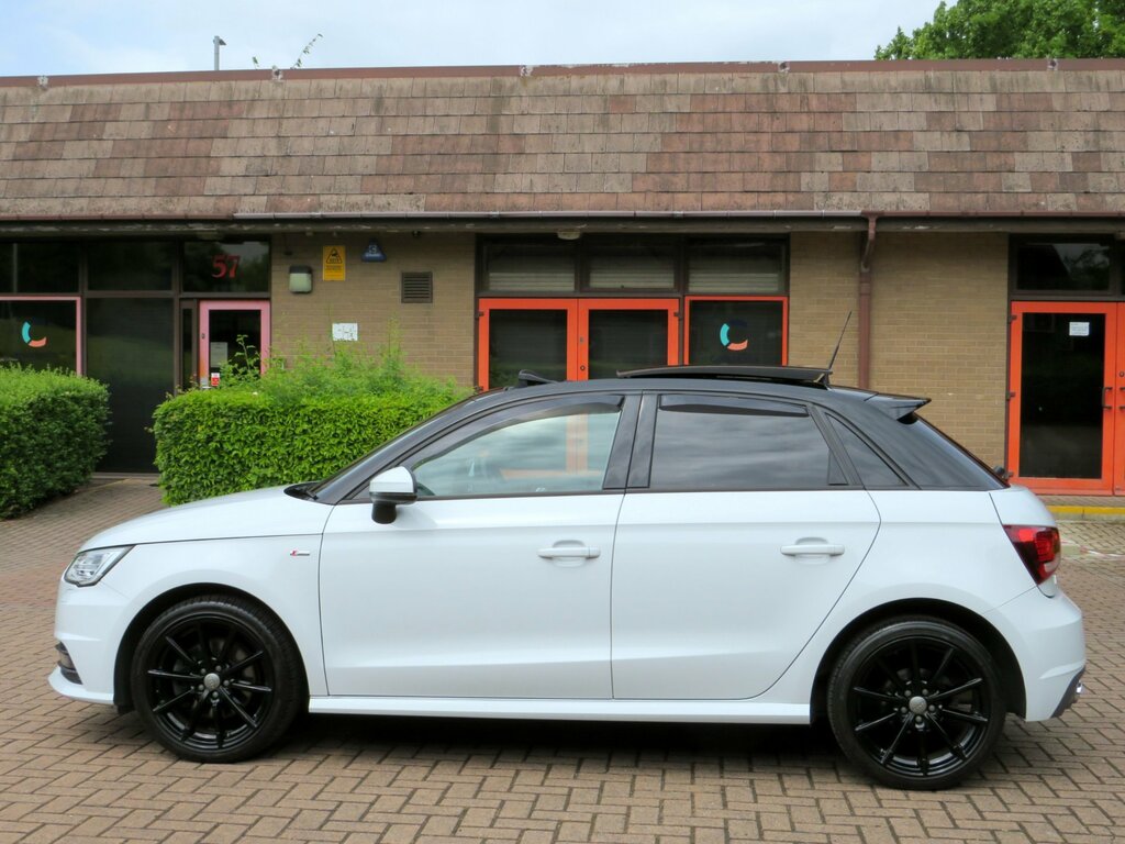 Audi A1 Sportback Tfsi S Line 5-Door GJ67GKP White #5