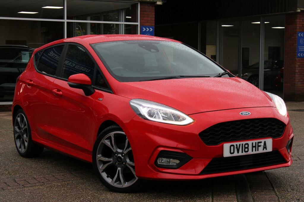 Ford Fiesta Hatchback 1.0T Ecoboost St-line Euro 6 Ss Red
