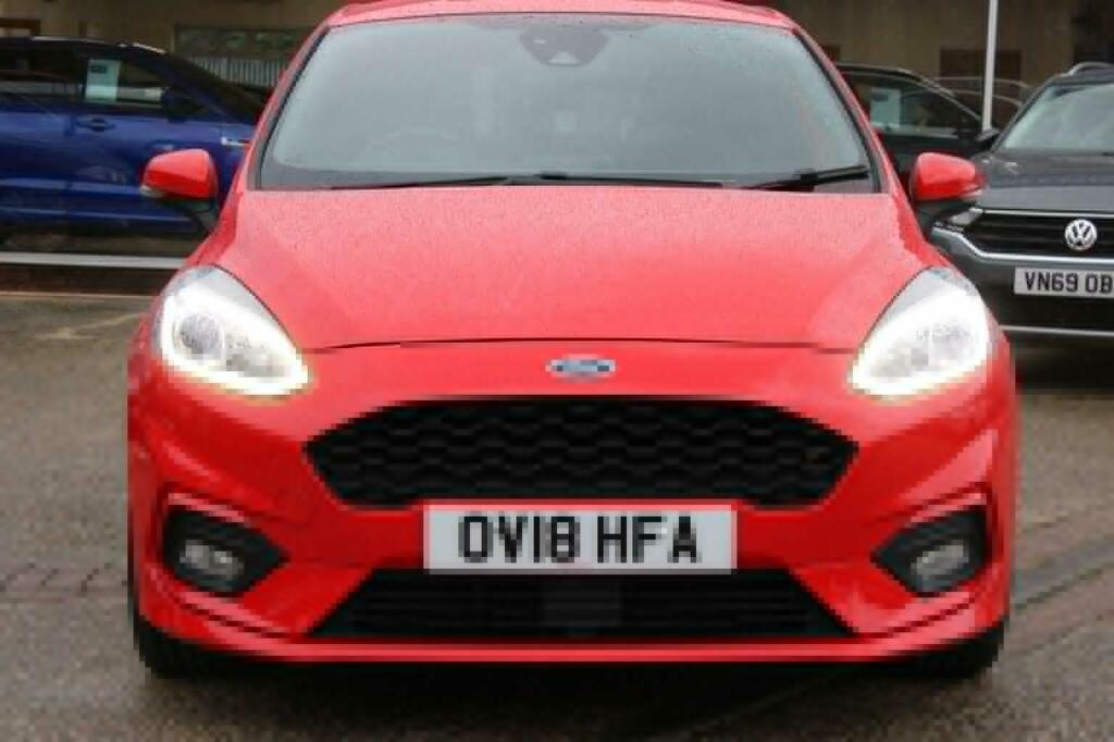 Ford Fiesta Hatchback 1.0T Ecoboost St-line Euro 6 Ss OV18HFA Red #3