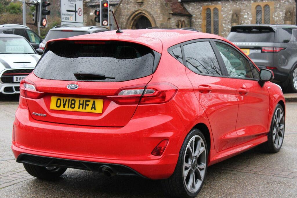 Ford Fiesta Hatchback 1.0T Ecoboost St-line Euro 6 Ss OV18HFA Red #6