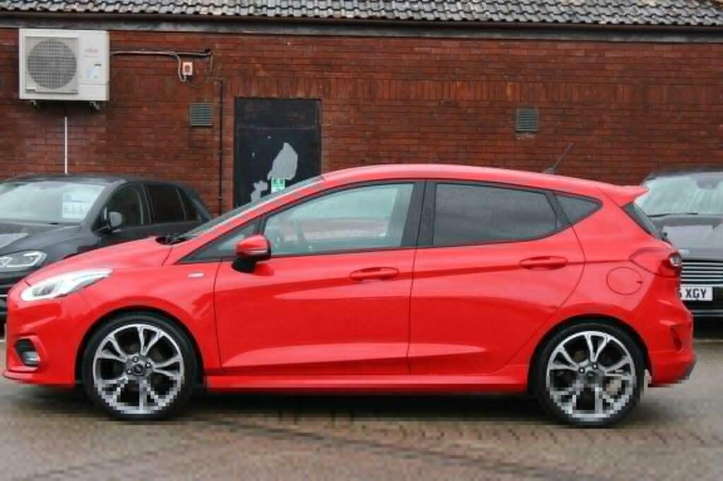 Ford Fiesta Hatchback 1.0T Ecoboost St-line Euro 6 Ss OV18HFA Red #5