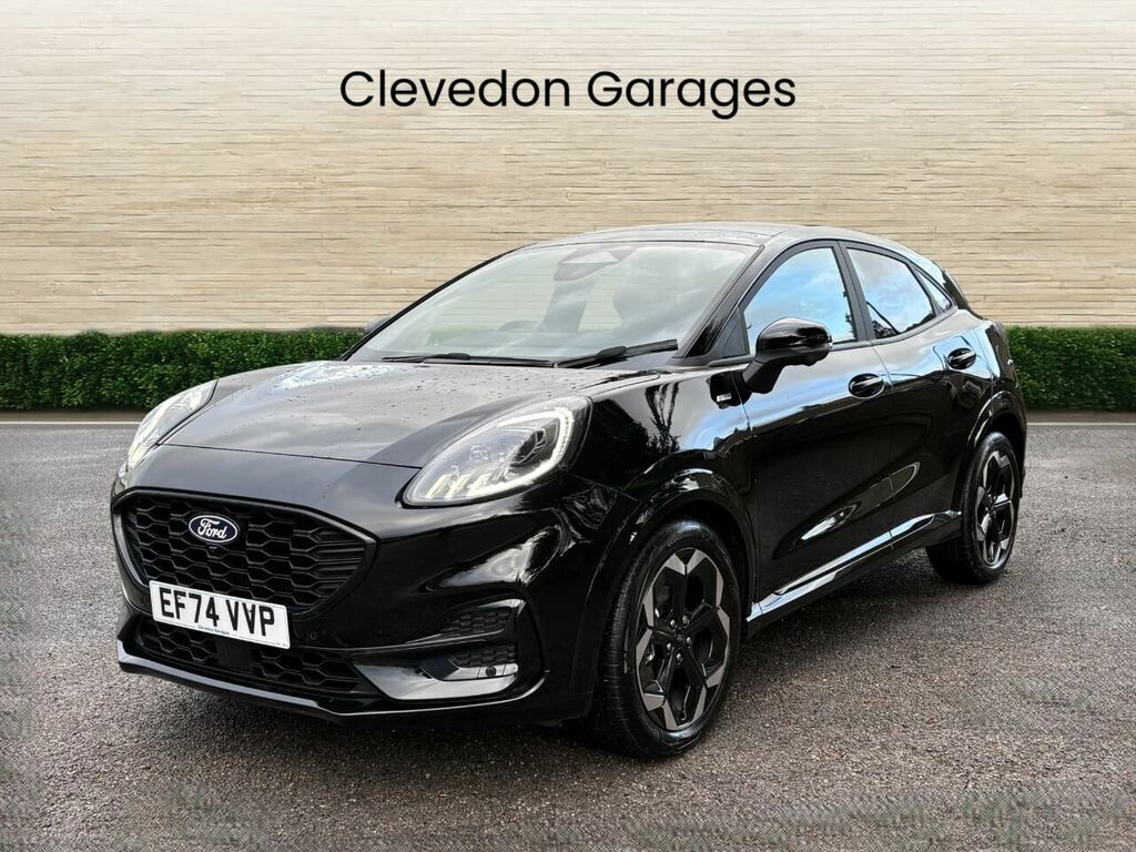 Ford Puma 1.0T Ecoboost Mhev St-line X Suv Hybrid EF74VVP Black #3