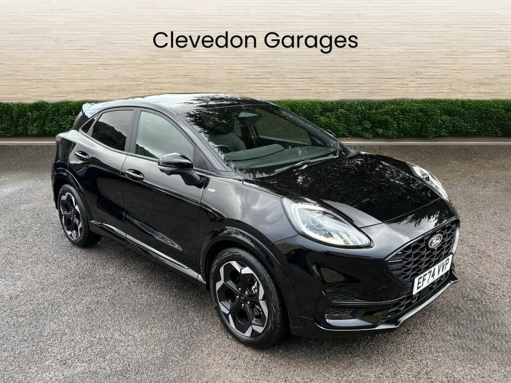 Ford Puma 1.0T Ecoboost Mhev St-line X Suv Hybrid EF74VVP Black #5