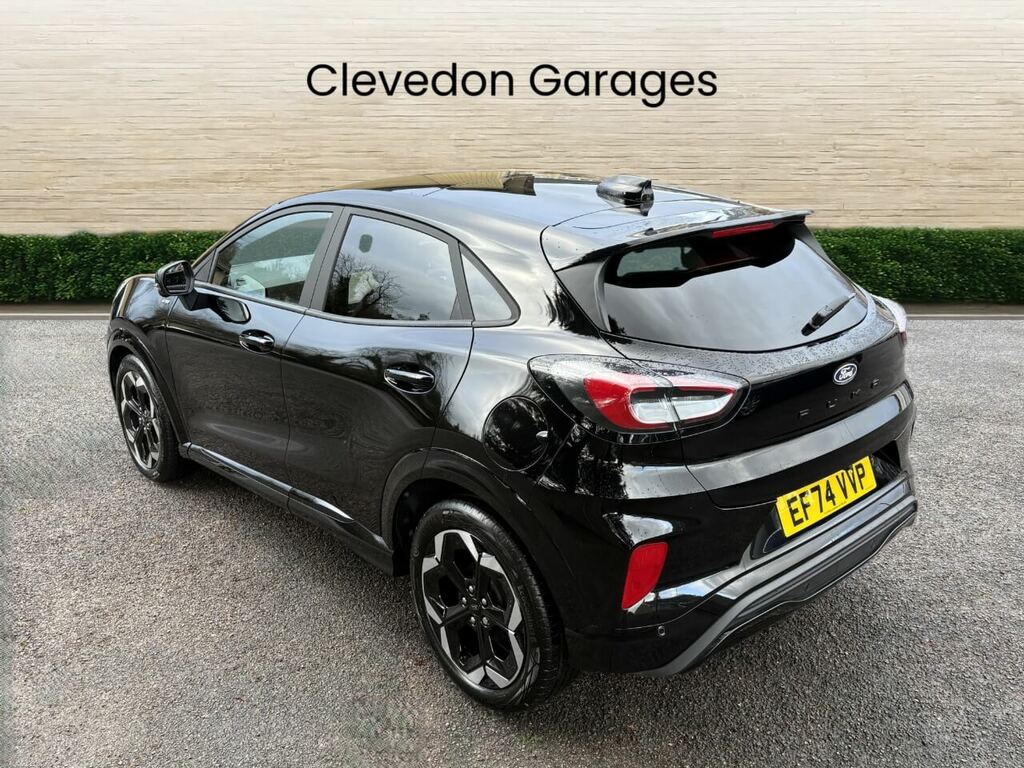 Ford Puma 1.0T Ecoboost Mhev St-line X Suv Hybrid EF74VVP Black #4