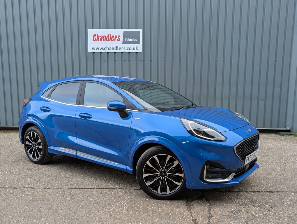 Ford Puma 1.0T Ecoboost Mhev St-line Vignale Suv Blue