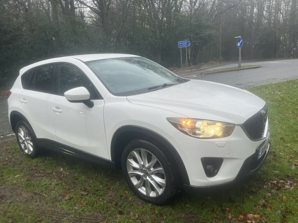 Mazda CX-5 2.2 Skyactiv-d Sport Nav OU14XAR White #2