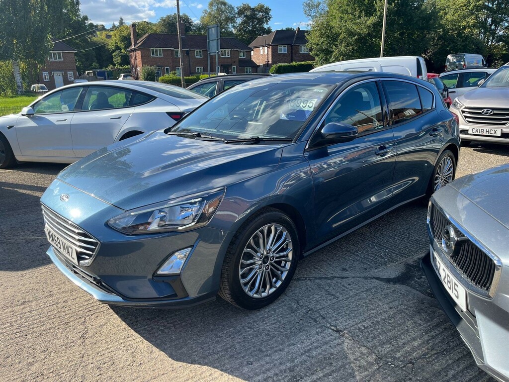 Ford Focus 1.0T Ecoboost Titanium X Euro 6 Ss MW69MWZ Blue #3
