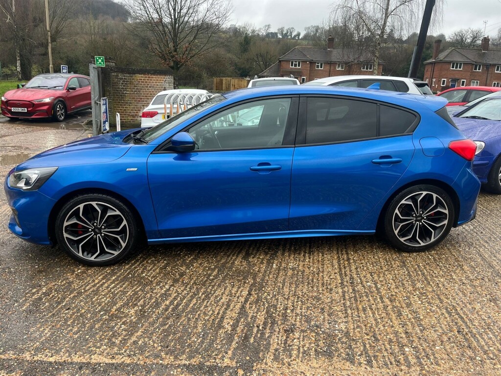 Ford Focus 1.0T Ecoboost St-line X Euro 6 Ss WK69FRJ Blue #6
