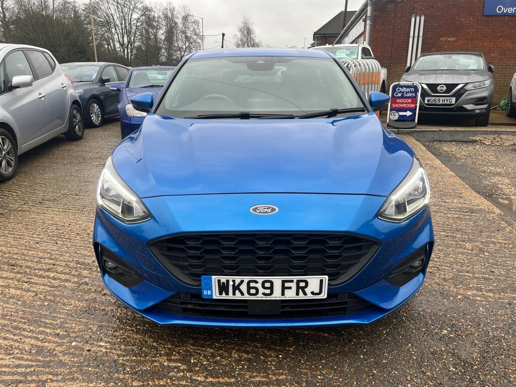 Ford Focus 1.0T Ecoboost St-line X Euro 6 Ss WK69FRJ Blue #4