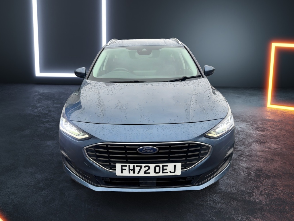 Ford Focus 1.0 Ecoboost Hybrid Mhev 155 Titanium FH72OEJ Blue #2