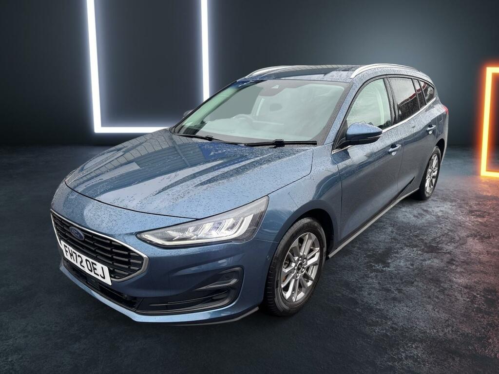 Ford Focus 1.0 Ecoboost Hybrid Mhev 155 Titanium FH72OEJ Blue #3