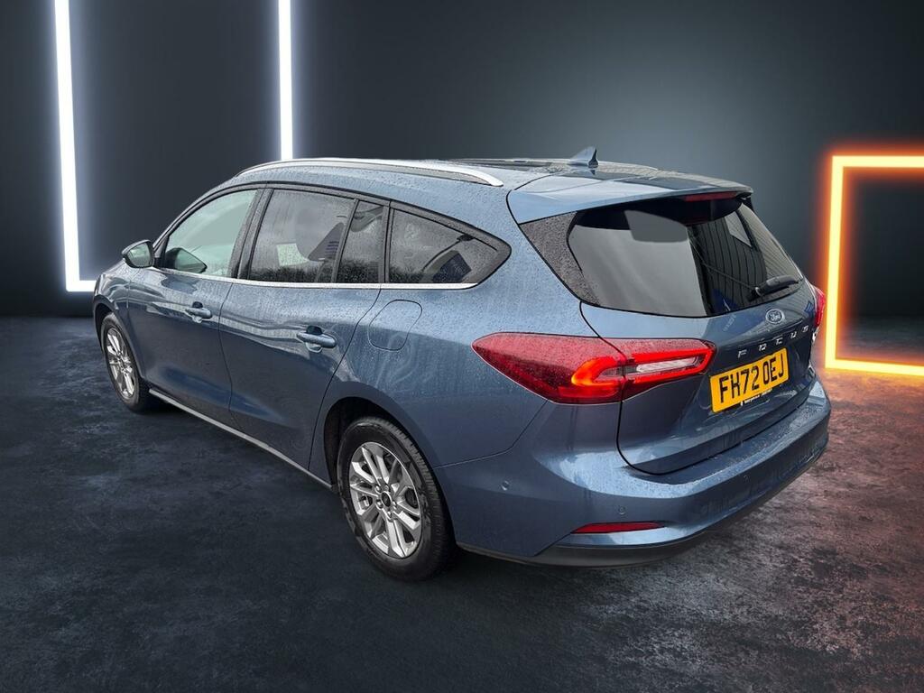Ford Focus 1.0 Ecoboost Hybrid Mhev 155 Titanium FH72OEJ Blue #5