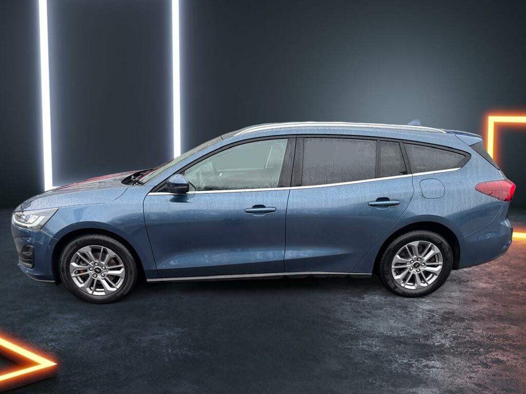 Ford Focus 1.0 Ecoboost Hybrid Mhev 155 Titanium FH72OEJ Blue #4
