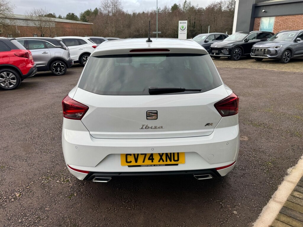 Seat Ibiza 1.0 Tsi Fr Euro 6 Ss CV74XNU White #4