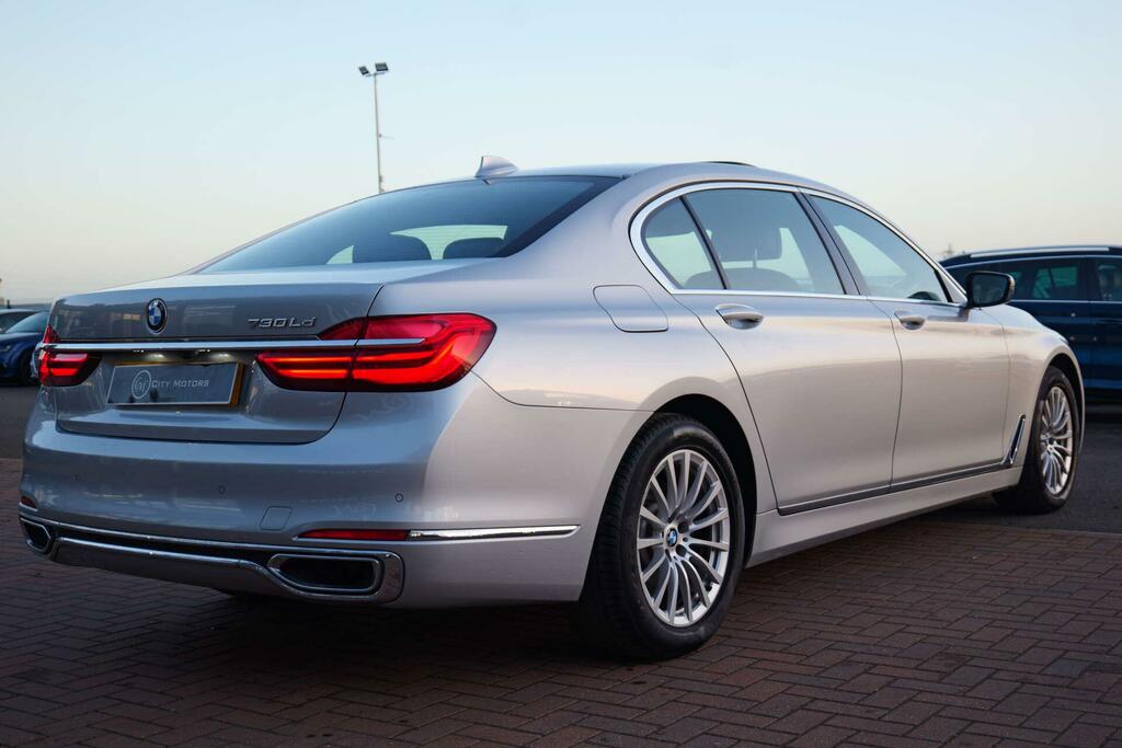 BMW 7 Series 3.0 730Ld Euro 6 Ss Silver #5