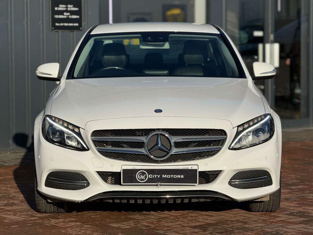 Mercedes-Benz C Class 2.1 C220 Bluetec Sport Euro 6 Ss White #2