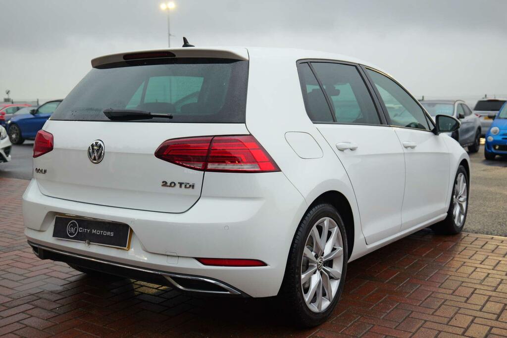 Volkswagen Golf 2.0 Tdi Bluemotion Tech Gt Dsg Euro 6 Ss White #5