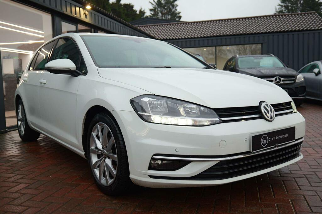 Volkswagen Golf 2.0 Tdi Bluemotion Tech Gt Dsg Euro 6 Ss White #3