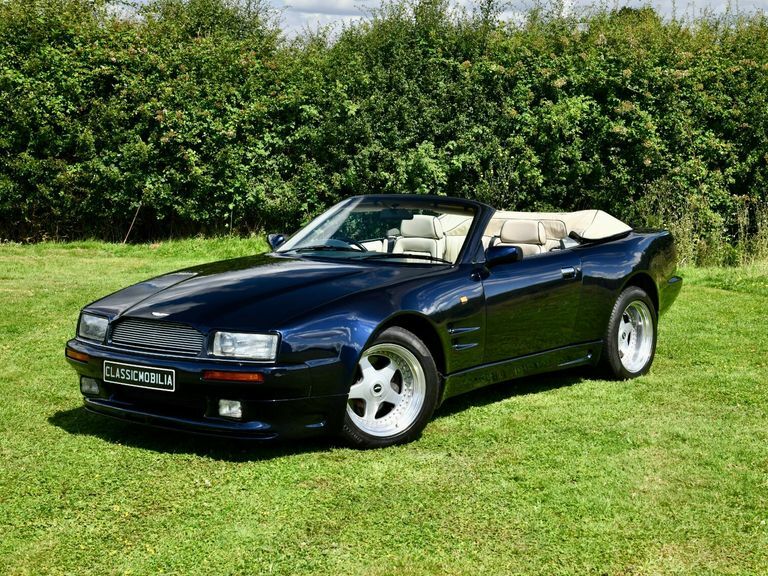 Aston Martin Virage Convertible Blue