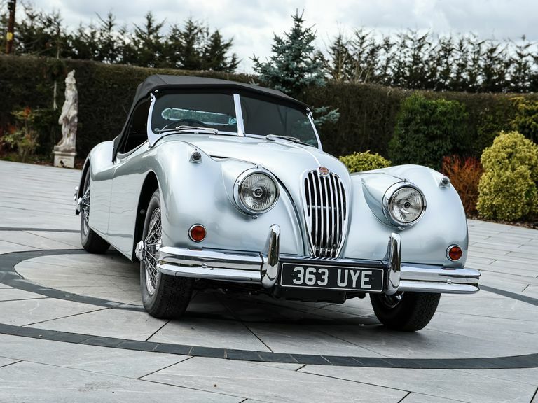 Jaguar XK Roadster Silver #4