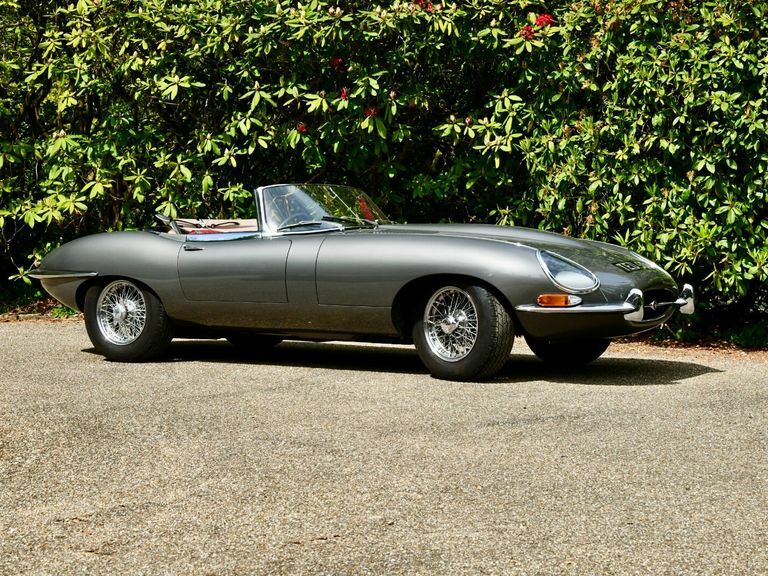 Jaguar E-Type Roadster Silver #6