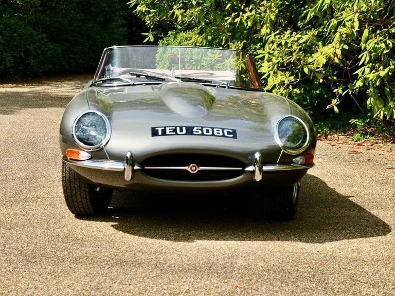 Jaguar E-Type Roadster Silver #5