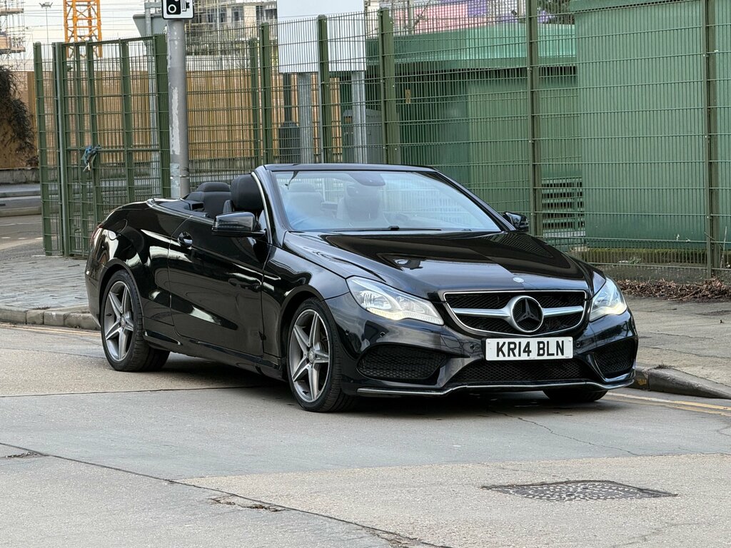Mercedes-Benz E Class 3.0 E350d V6 Bluetec Amg Sport Cabriolet Diese KR14BLN Black #5