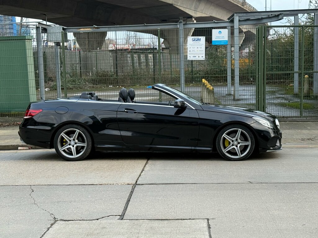 Mercedes-Benz E Class 3.0 E350d V6 Bluetec Amg Sport Cabriolet Diese KR14BLN Black #6