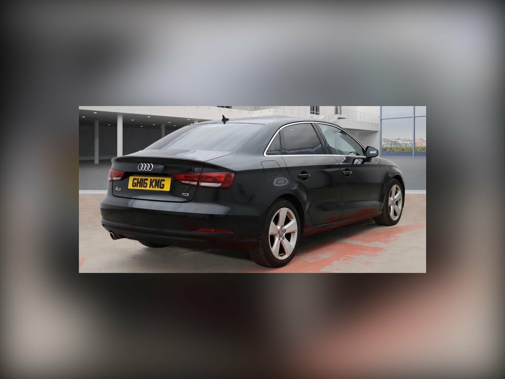 Audi A3 1.6 Tdi Sport Saloon S Tronic Euro 6 S Black
