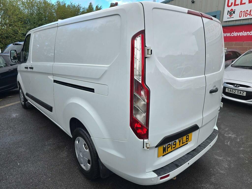 Ford Transit Custom Panel Van 2.0 300 Ecoblue Trend L2 H1 Euro 6 WP19YLB White #4