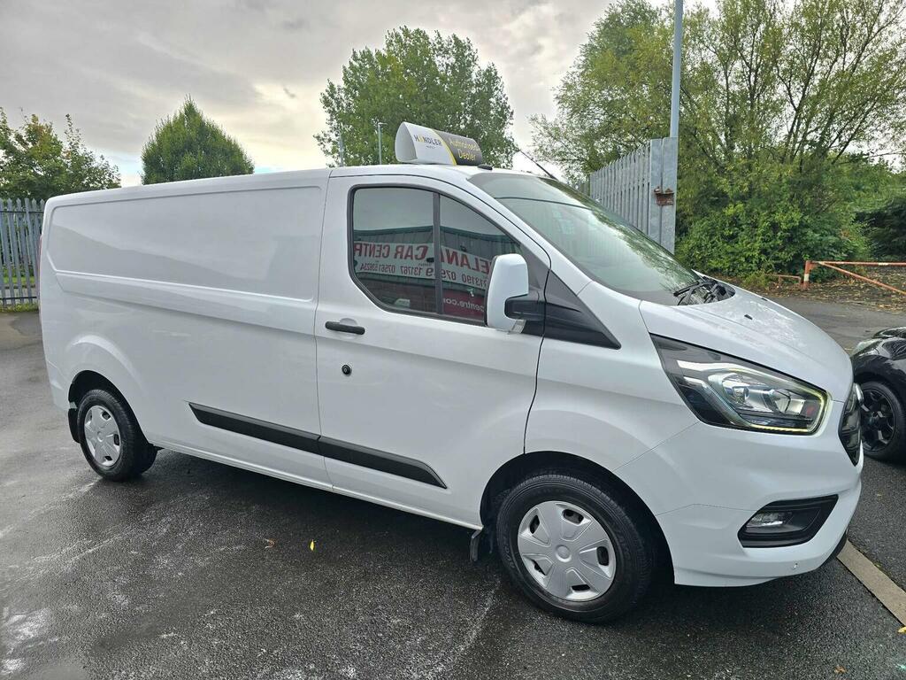 Ford Transit Custom Panel Van 2.0 300 Ecoblue Trend L2 H1 Euro 6 WP19YLB White #2