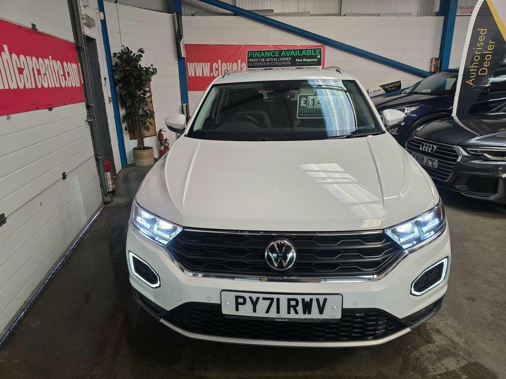 Volkswagen T-Roc Suv 1.5 Tsi Evo Sel Euro 6 Ss 202171 PY71RWV White #3