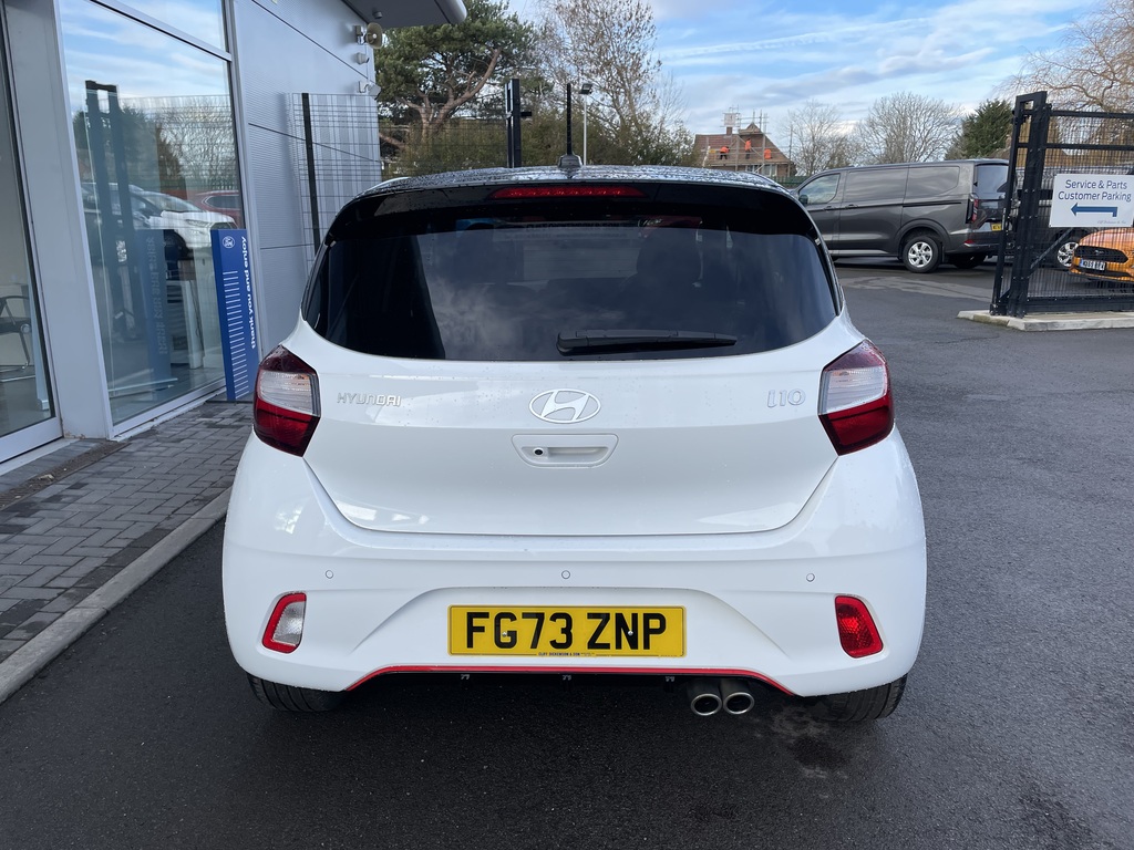 Hyundai I10 1.0 T-gdi N Line FG73ZNP White #5