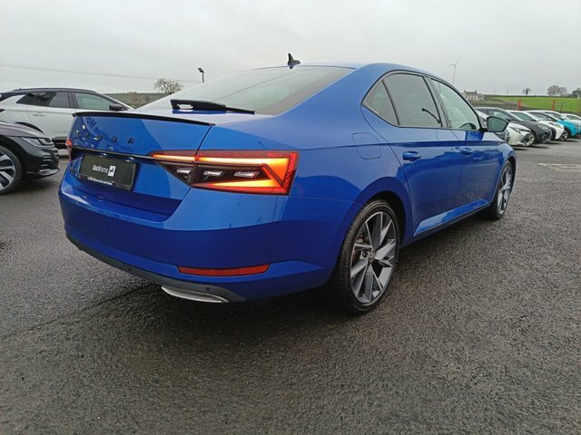 Skoda Superb 2.0 Tdi Sportline Plus Hatchback Dsg Eu KW73WZK Blue #5
