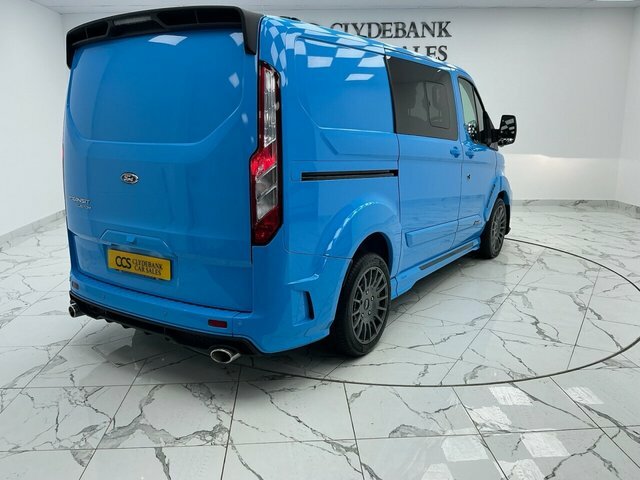Ford Transit Custom 2.0 320 Ecoblue Limited Crew Van Double Cab Di AJ21XHC Blue #2