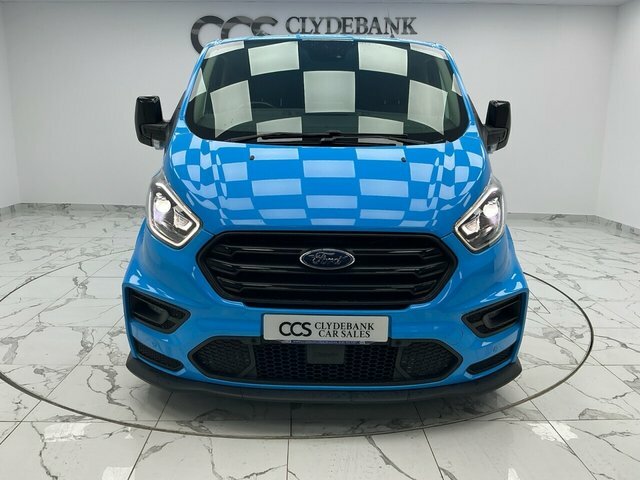 Ford Transit Custom 2.0 320 Ecoblue Limited Crew Van Double Cab Di AJ21XHC Blue #6