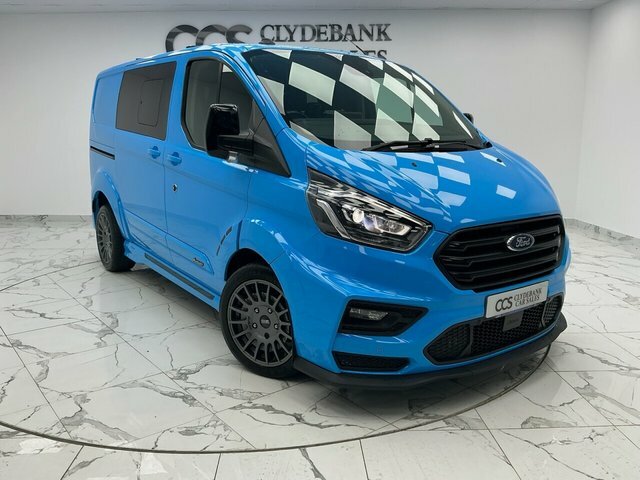 Ford Transit Custom 2.0 320 Ecoblue Limited Crew Van Double Cab Di Blue