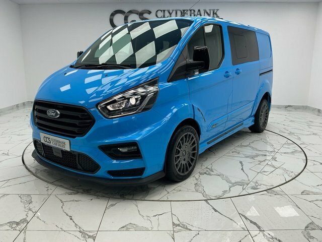 Ford Transit Custom 2.0 320 Ecoblue Limited Crew Van Double Cab Di AJ21XHC Blue #5