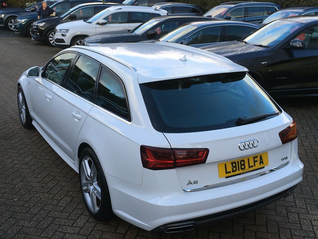 Audi A6 Avant 1.8 Tfsi S Line Estate S Tronic Euro 6 White #6
