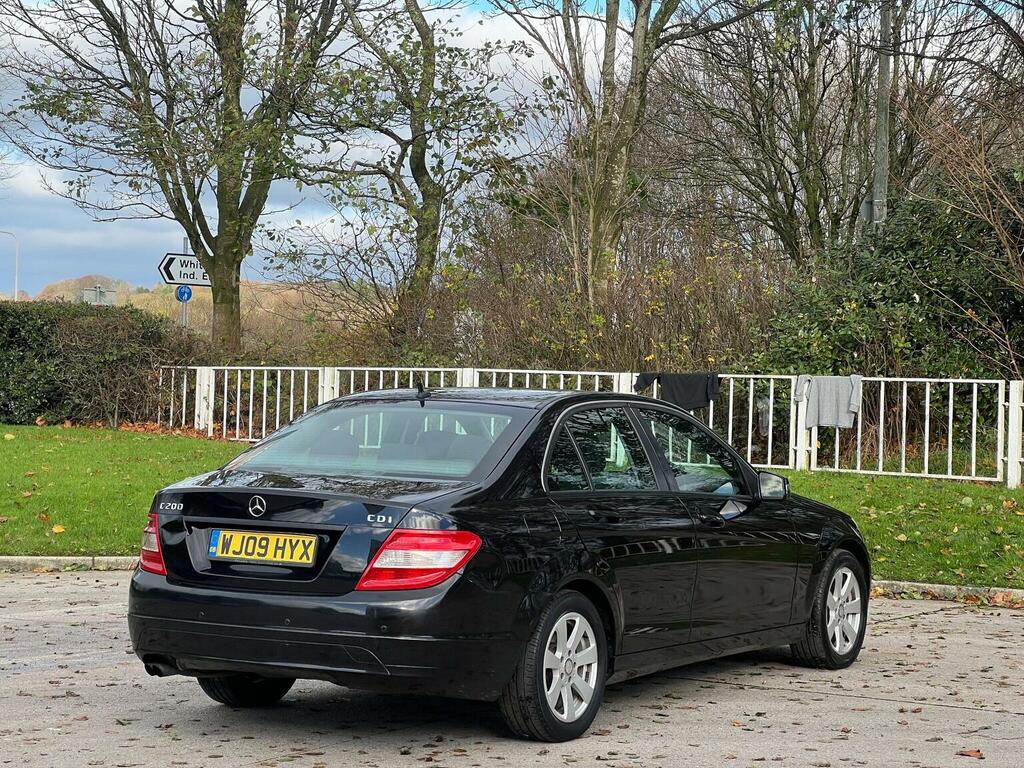 Mercedes-Benz C Class 2.1 C200 Cdi Se Euro 4 WJ09HYX Black #6