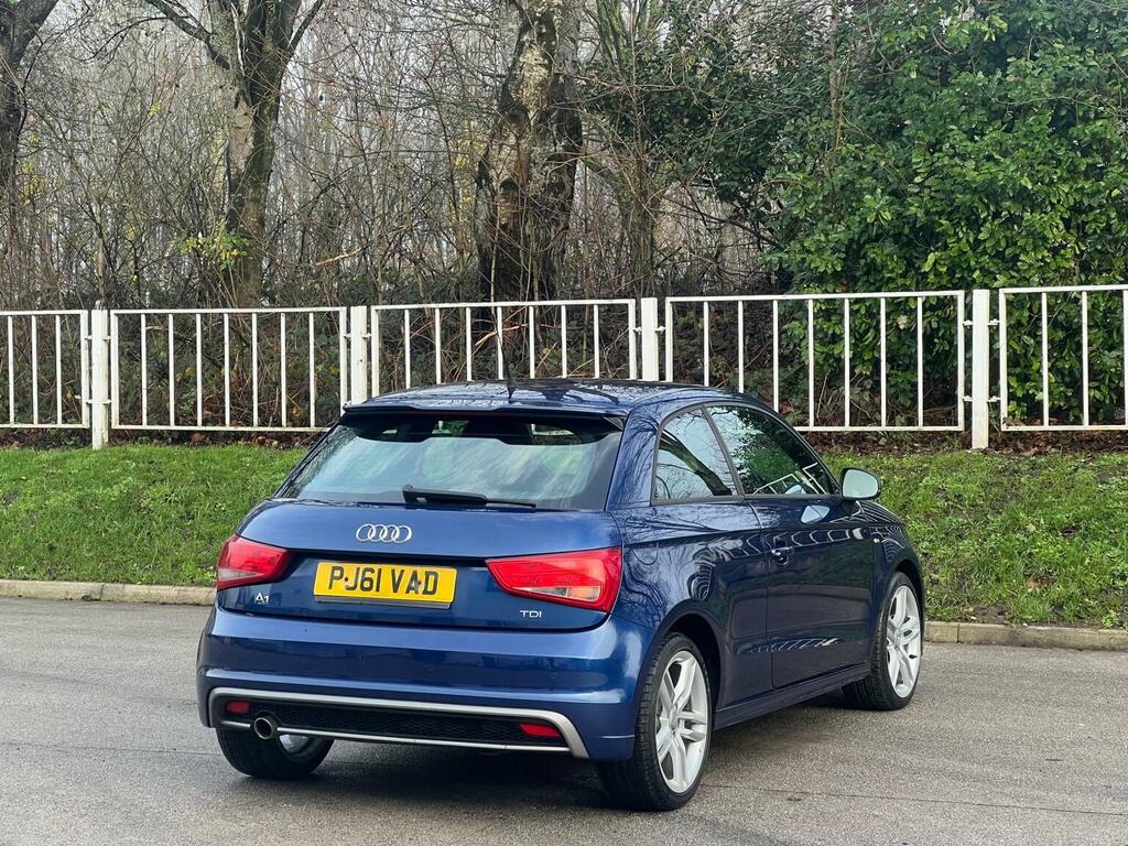 Audi A1 1.6 Tdi S Line Euro 5 Ss PJ61VAD Blue #6