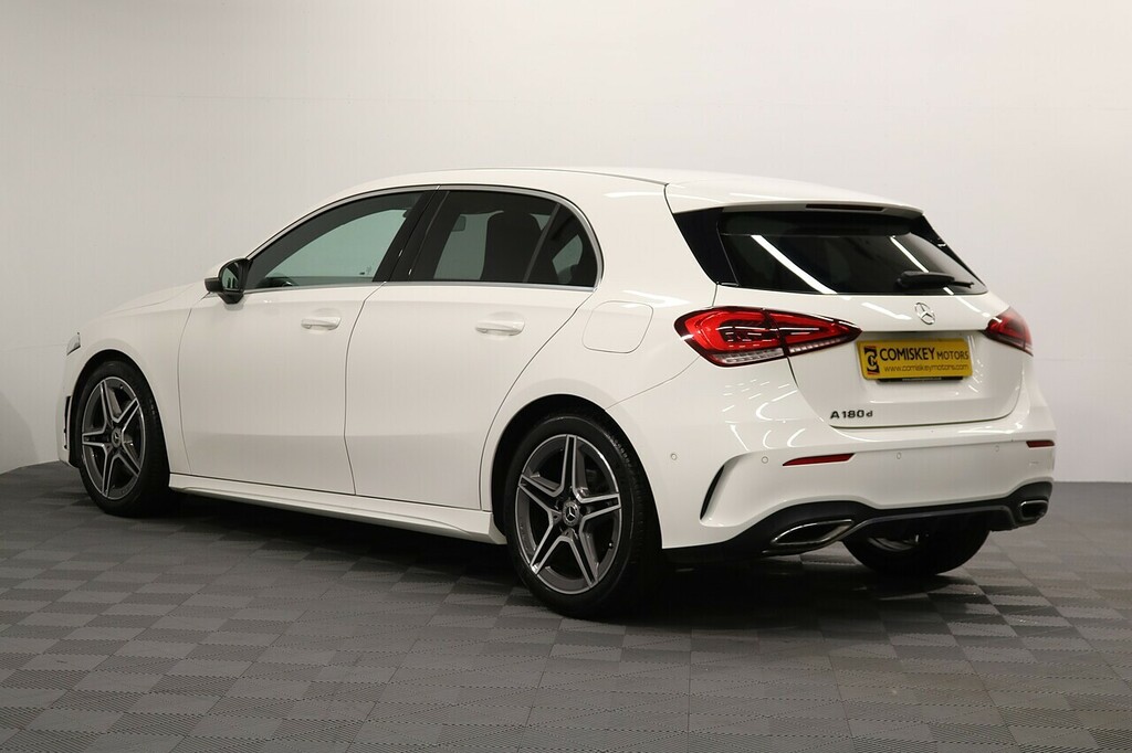 Mercedes-Benz A Class A180d Amg Line PK21YXW White #4