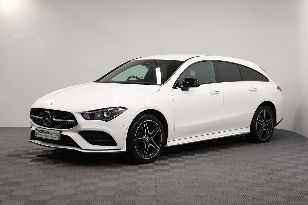 Mercedes-Benz CLA Class Cla250e Amg Line BU72NTG White #3