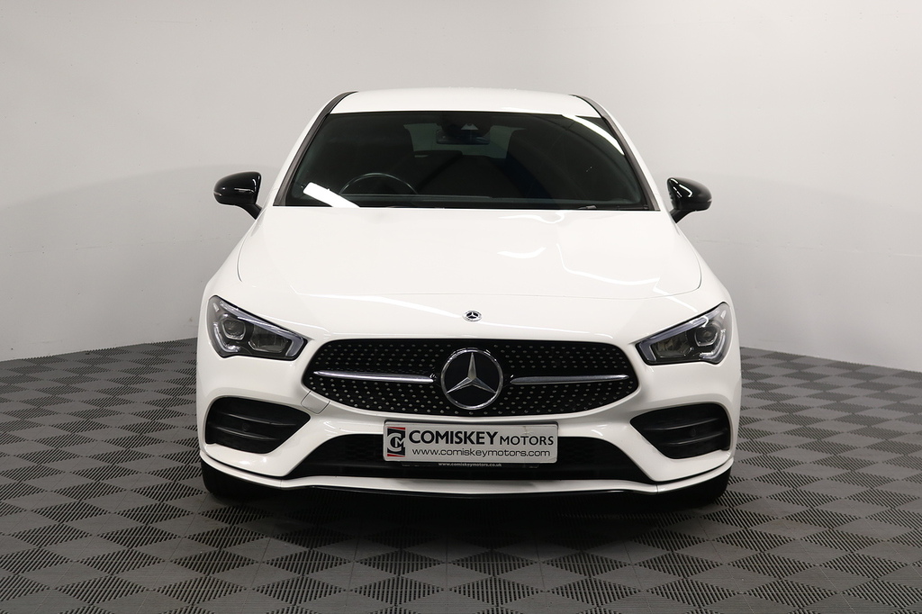 Mercedes-Benz CLA Class Cla250e Amg Line BU72NTG White #2