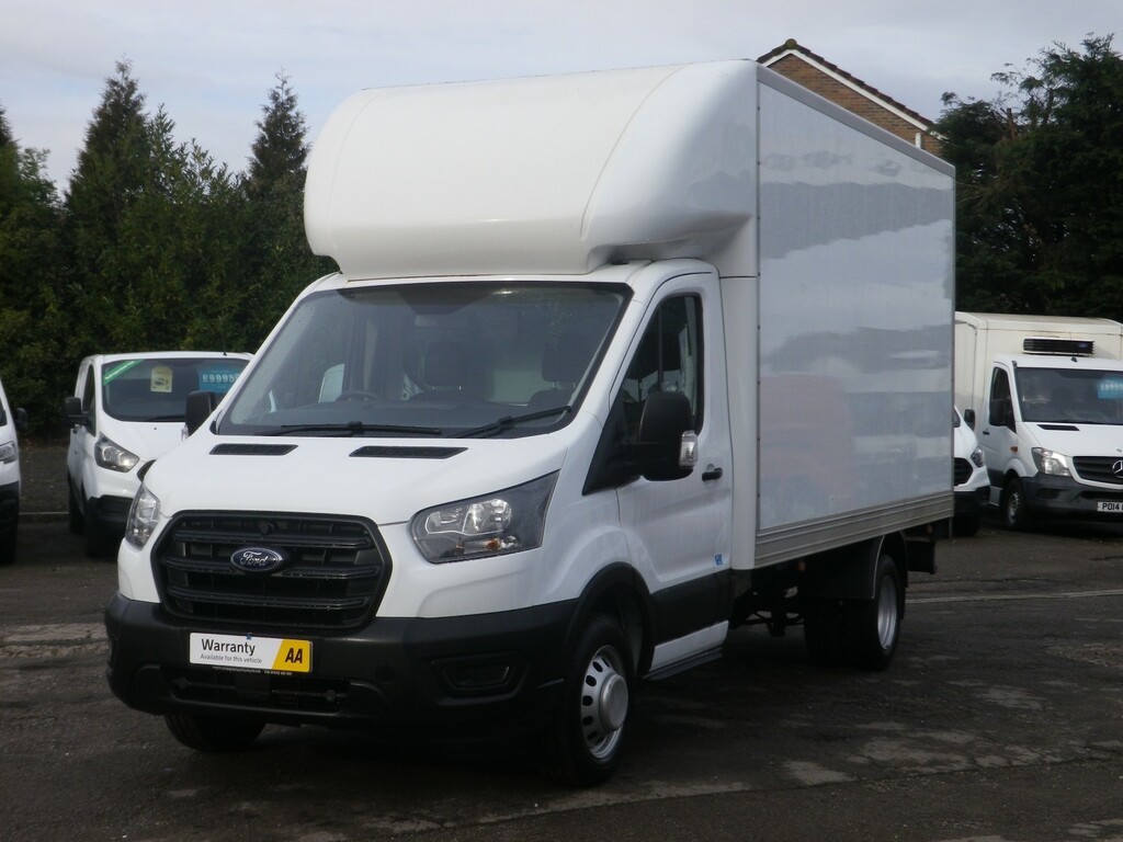 Ford Transit Custom Luton 2.0 Transit Leader Luton Van 350 L3 2.0L Eco WV22XZL White #2