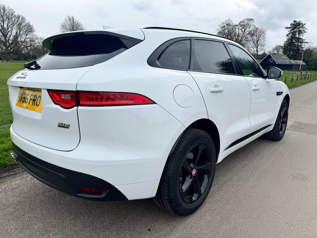 Jaguar F-Pace 2.0 D180 R-sport Awd Euro 6 Ss HV66FRO White #6