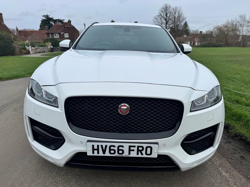 Jaguar F-Pace 2.0 D180 R-sport Awd Euro 6 Ss HV66FRO White #2