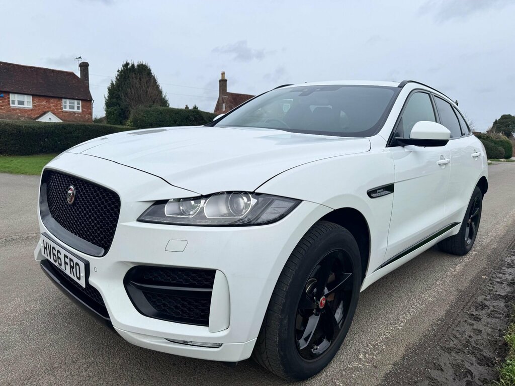 Jaguar F-Pace 2.0 D180 R-sport Awd Euro 6 Ss HV66FRO White #3