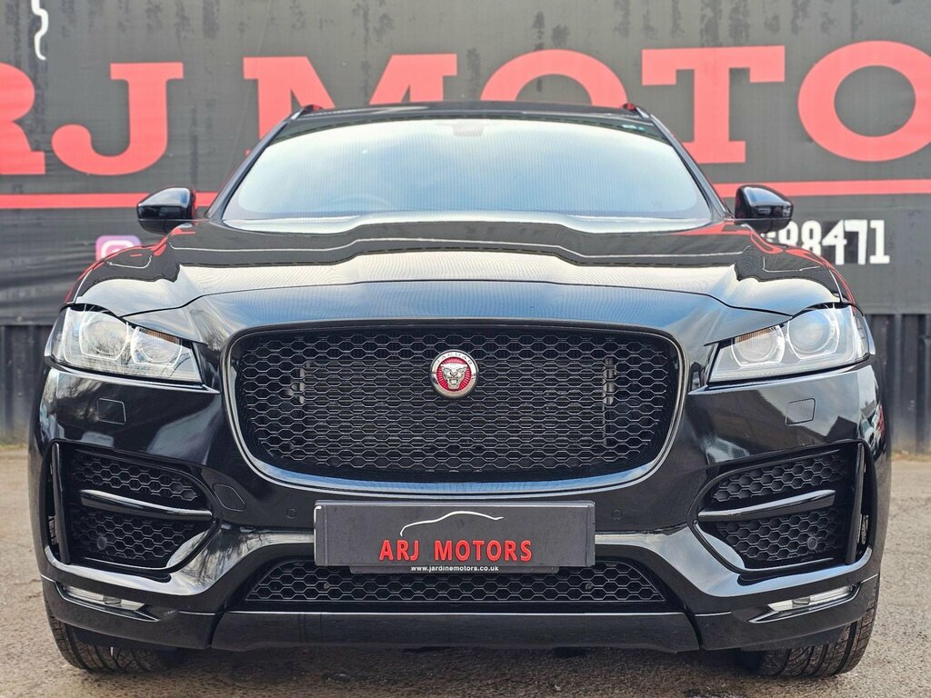 Jaguar F-Pace 2.0 P250i R-sport Awd Euro 6 Ss Black #4